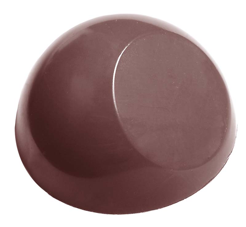 Chocolate World Frame Moulds - CW1561 - Half Sphere With Flat Side Ø 27
