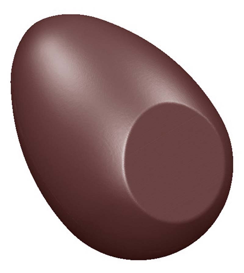 Chocolate World Frame Moulds - CW1581 - Egg Less Is More 33mm - 5gm - 33x23x12mm
