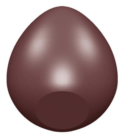Chocolate World Frame Moulds - CW1596 - Egg Primitive Cut 52mm - 31.5gm - 52x46x23mm