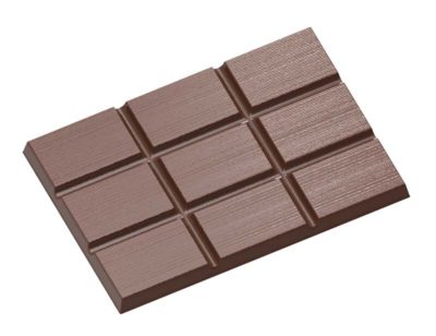 Chocolate World Frame Moulds - CW1610 - Tablet Stripes - 327gm - 173x119x15mm