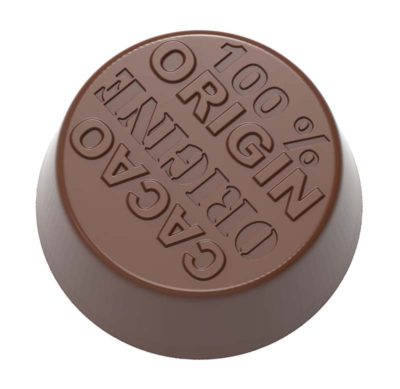 Chocolate World Frame Moulds - CW1625 - 100% Cocoa Origin - 10gm - 30x30x12mm