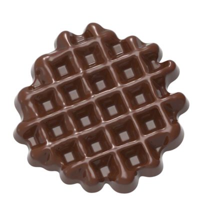 Chocolate World Frame Moulds - CW1626 - Small Waffle - 7.1gm - 42x42x6mm