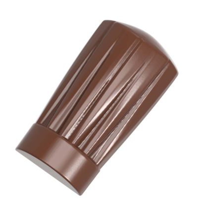 Chocolate World Frame Moulds - CW1627 - Chef'S Hat - Philippe Vancayseele - 6gm - 22x41x10mm