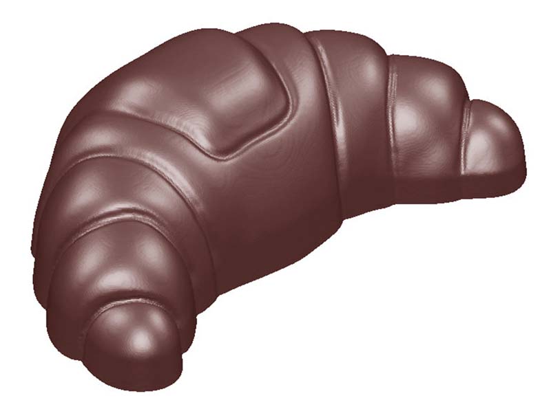 Chocolate World Frame Moulds - CW1638 - Croissant - 9.8gm - 48x29x15mm
