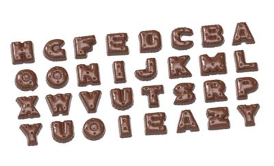 Chocolate World Frame Moulds - CW1643 - Nic Nac 26 Fig. - 29x25x9mm
