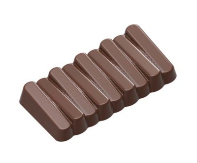 Chocolate World Frame Moulds - CW1645 - Tablet Steps - 100gm - 117x58x15mm