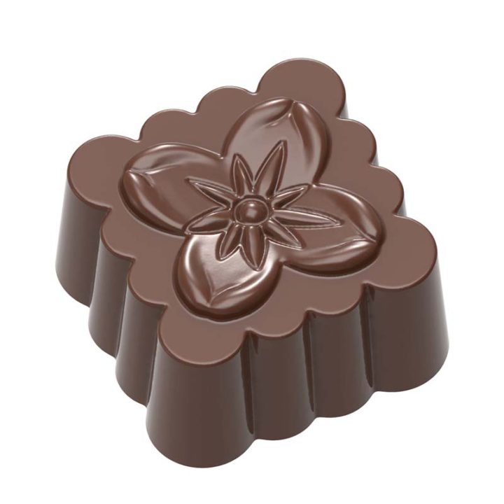 Chocolate World Frame Moulds - CW1652 - Jeffery Koo - 10gm - 26x26x14mm