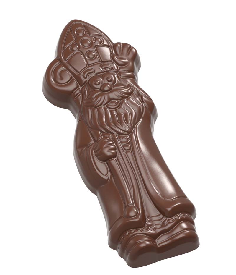 Chocolate World Frame Moulds - CW1654 - St Nicholas - 33gm - 100x33.5x15mm