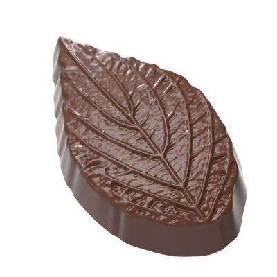 Chocolate World Frame Moulds - CW1657 - Leaf Structure - 8.5gm - 27x45x10mm