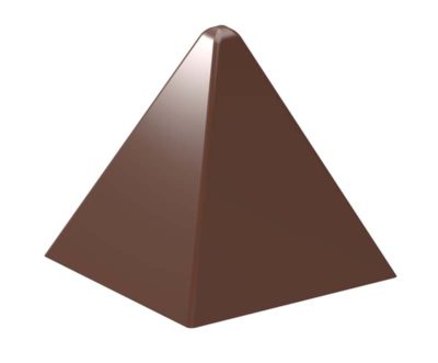 Chocolate World Frame Moulds - CW1672 - Pyramid Smooth - 20gm - 35x35x35mm