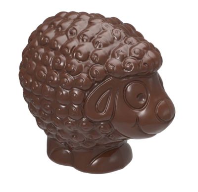 Chocolate World Frame Moulds - CW1727 - Sheep - 7.5gm - 37.5x32x12.5mm