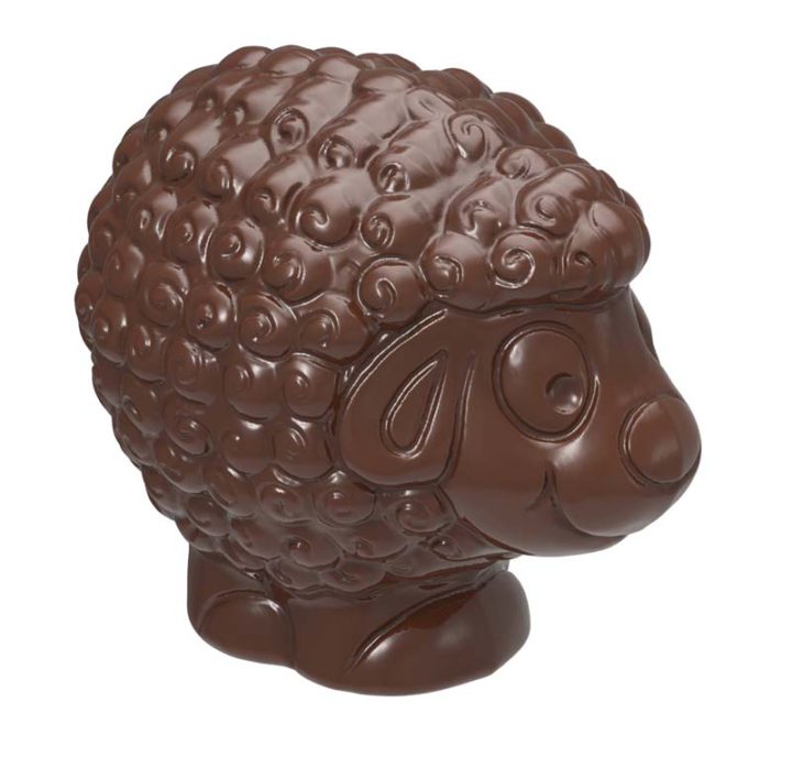 Chocolate World Frame Moulds - CW1727 - Sheep - 7.5gm - 37.5x32x12.5mm