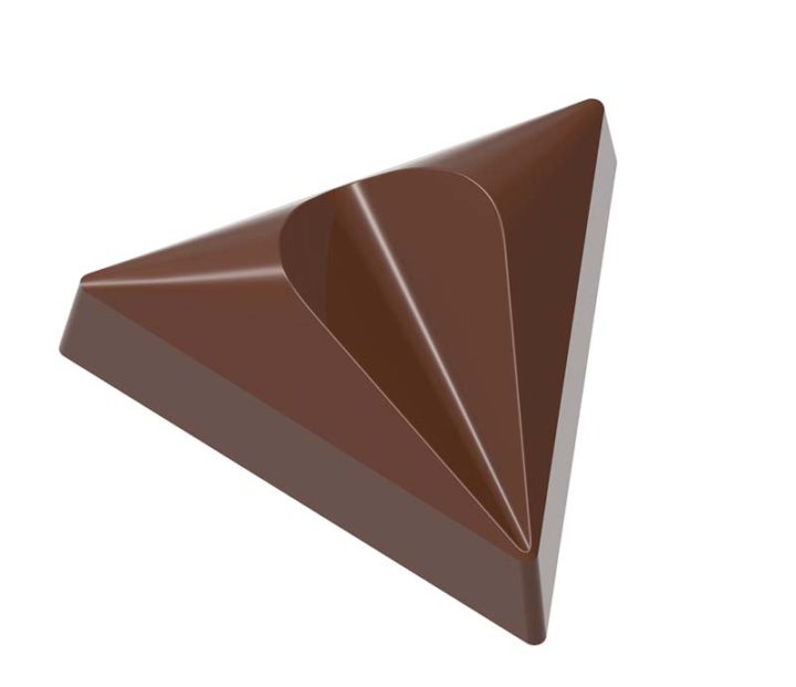 Chocolate World Frame Moulds - CW1905 - Praline Ruby - 8.5gm - 39.5x34.5x13.5mm