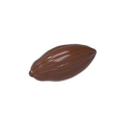 Chocolate World Frame Moulds - CW1919 - Mini Cocoa Bean - 0.6gm - 19x9x4mm