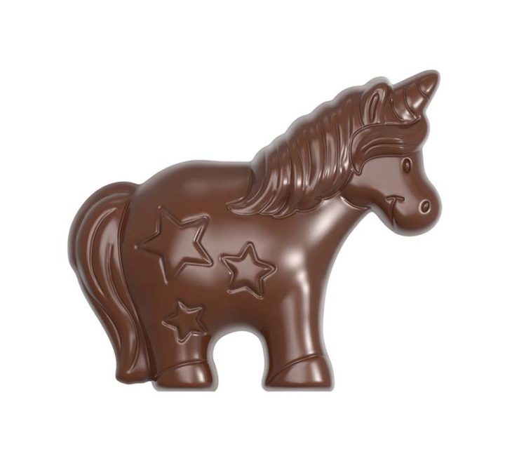 Chocolate World Frame Moulds - CW1931 - Unicorn - 34gm - 80x69x16.5mm
