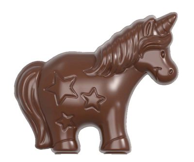 Chocolate World Frame Moulds - CW1933 - Unicorn - 6gm - 45x39.5x9.5mm