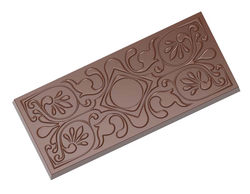 Chocolate World Frame Moulds - CW1936 - Tablet - Jessica Pedemont - 57gm - 117.5x49.5x9mm