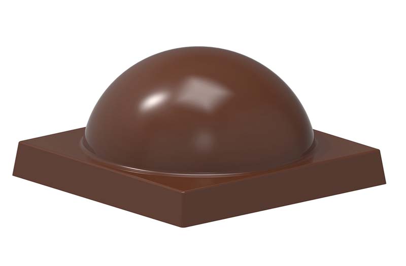 Chocolate World Frame Moulds - CW1941 - Quadrosphere - Kevin Kügel - 9gm - 29.5x29.5x15mm