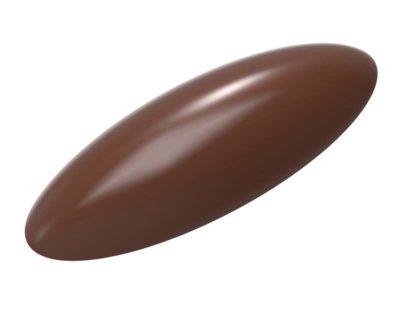 Chocolate World Frame Moulds - CW1950 - Lens Oval - Frank Haasnoot - 10.5gm - 62.5x22.5x12mm