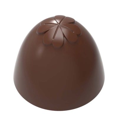 Chocolate World Frame Moulds - CW1955 - American Truffle Clover - 9.5gm - 26.5x26.5x22.5mm