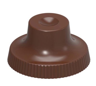 Chocolate World Frame Moulds - CW1960 - Christmas Ball Hanger - 1gm - 16x16x8.5mm