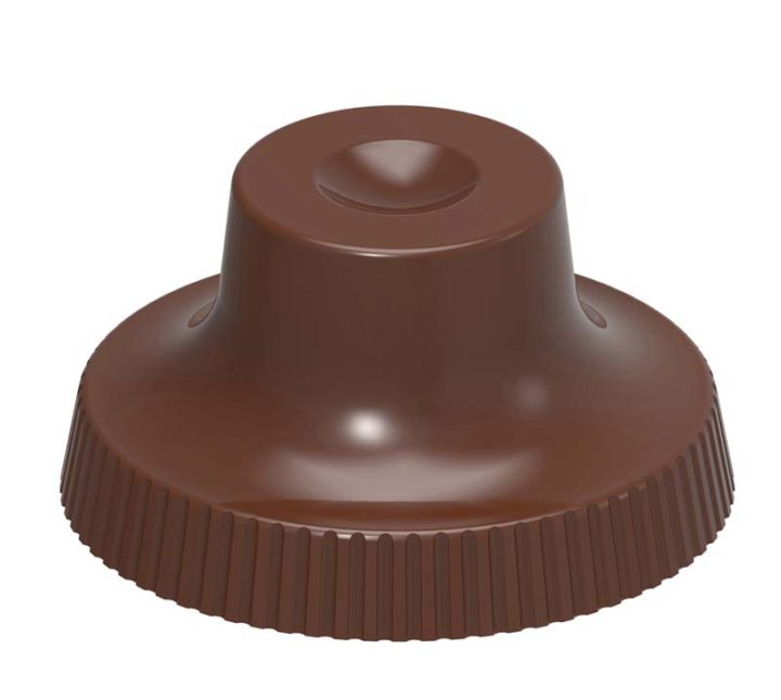 Chocolate World Frame Moulds - CW1960 - Christmas Ball Hanger - 1gm - 16x16x8.5mm