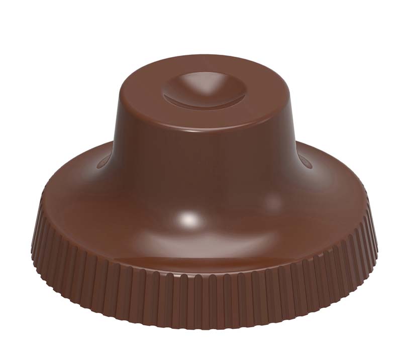 Chocolate World Frame Moulds - CW1960 - Christmas Ball Hanger - 1gm - 16x16x8.5mm