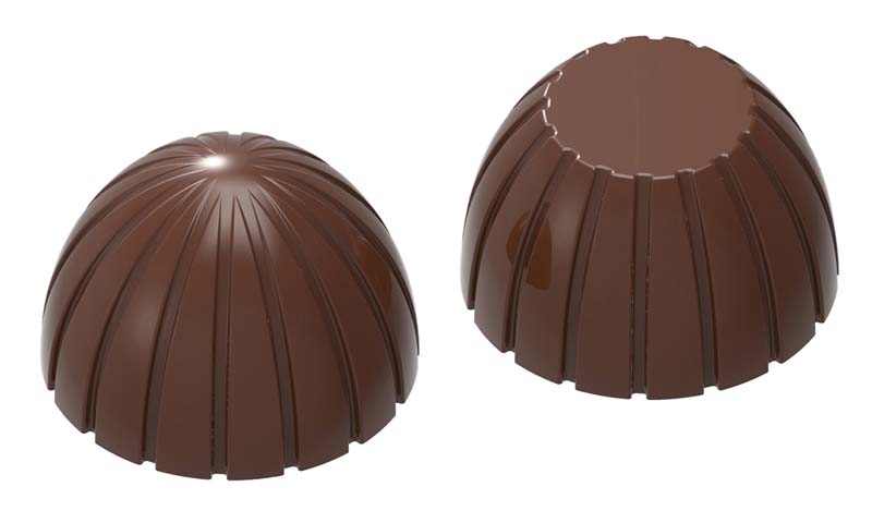 Chocolate World Frame Moulds - CW1962 - Coconut - 10.5gm - 23x23x29mm