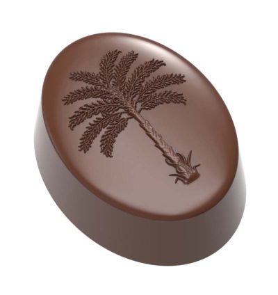 Chocolate World Frame Moulds - CW1965 - Praline Palm-Tree - 11.5gm - 35x26.5x14.5mm