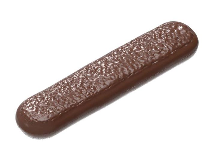 Chocolate World Frame Moulds - CW1981 - Lady Fingers - 25gm - 94x21.5x6.5mm