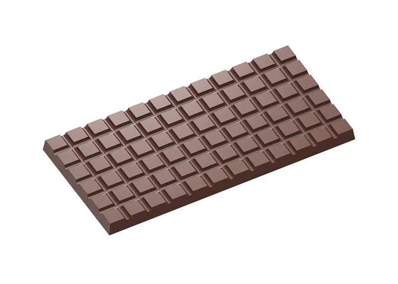 Chocolate World Frame Moulds - CW1983 - Tablet 350 Gr - 350gm - 236x116x11.5mm