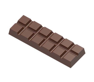 Chocolate World Frame Moulds - CW1987 - Tablet 2 X 6 Cubes - 52gm - 117.5x37x12mm