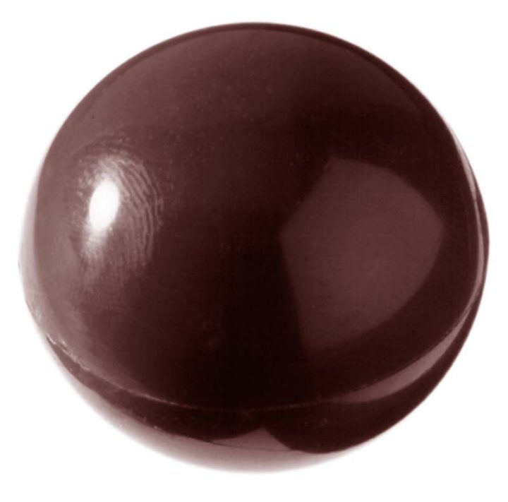 Chocolate World Frame Moulds - CW2002 - Half Sphere Ø 38mm - 19gm - 38x38x19mm