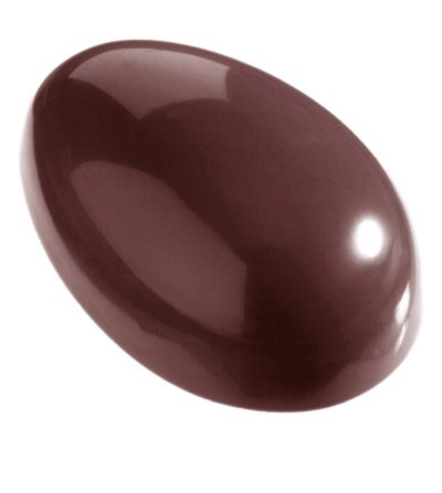 Chocolate World Frame Moulds - CW2006 - Egg Smooth 100mm - 175gm - 100x71x40mm
