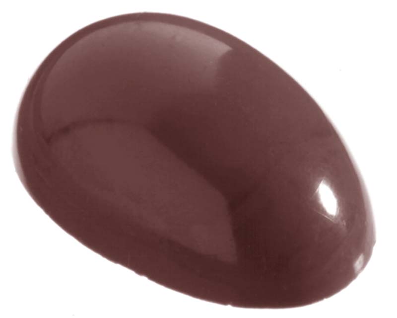 Chocolate World Frame Moulds - CW2007 - Egg Smooth 123mm - 240gm - 123x74x38mm