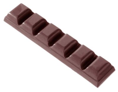 Chocolate World Frame Moulds - CW2010 - Bar 38 Gr - 38gm - 128x27x13mm