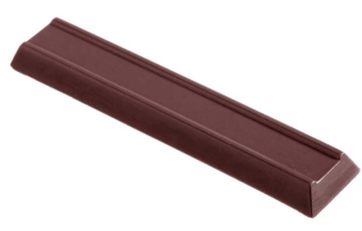 Chocolate World Frame Moulds - CW2012 - Bar Flat Long 22 Gr - 22gm - 116x23x7mm