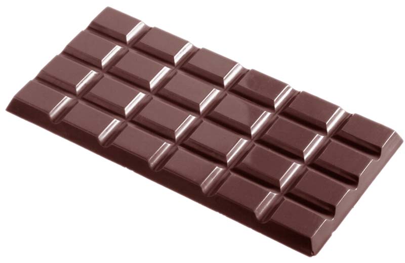 Chocolate World Frame Moulds - CW2017 - Tablet 6X4 23 Gr - 23gm - 99x49.8x5mm