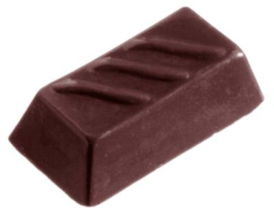 Chocolate World Frame Moulds - CW2024 - Small Block Rectangular - 9gm - 38x20x11mm