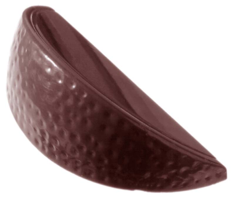 Chocolate World Frame Moulds - CW2032 - Orange Slice - 7gm - 43x20x14mm
