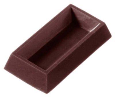 Chocolate World Frame Moulds - CW2034 - Napolitana - 3gm - 32x17x6mm