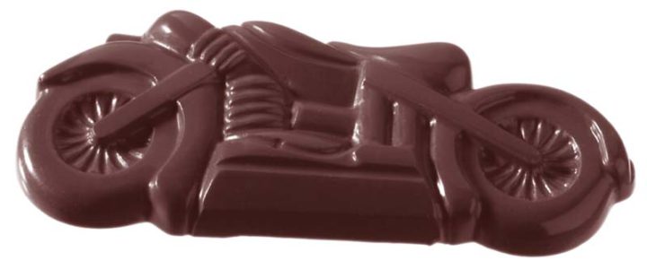 Chocolate World Frame Moulds - CW2045 - Motorbike - 49gm - 117x48x12mm