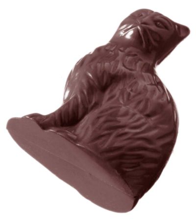 Chocolate World Frame Moulds - CW2046 - Sitting Cat - 31gm - 74x54x14mm