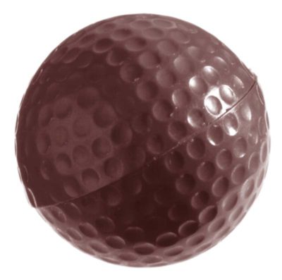 Chocolate World Frame Moulds - CW2048 - Golf Ball Ø 40mm - 20gm - 40x40x20mm