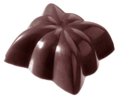 Chocolate World Frame Moulds - CW2057 - Square Star - 6gm - 25x25x11mm