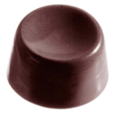 Chocolate World Frame Moulds - CW2063 - Round Hollow - 5gm - 22x22x11mm