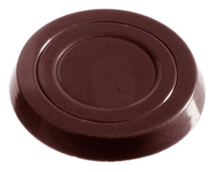 Chocolate World Frame Moulds - CW2067 - Relogio Ø 39mm - 7gm - 39x39x5mm
