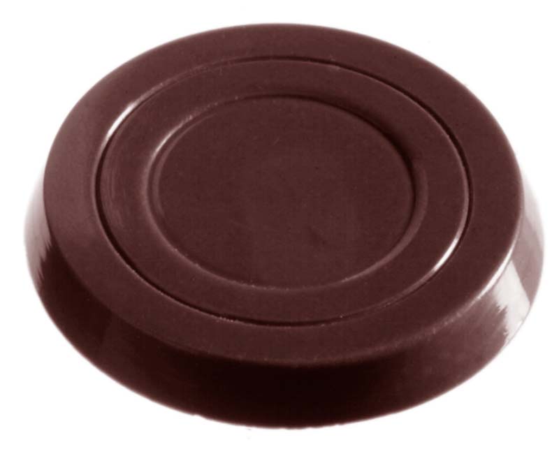 Chocolate World Frame Moulds - CW2067 - Relogio Ø 39mm - 7gm - 39x39x5mm