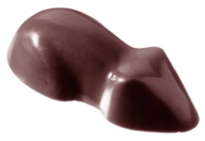 Chocolate World Frame Moulds - CW2076 - Mouse - 8gm - 49x22x13mm