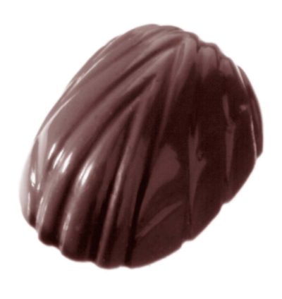 Chocolate World Frame Moulds - CW2078 - Bonbon Waved - 6gm - 32x21x11mm